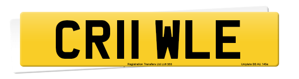 Registration number CR11 WLE